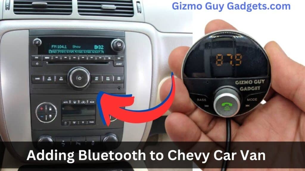 adding Bluetooth to Chevy Cargo Van