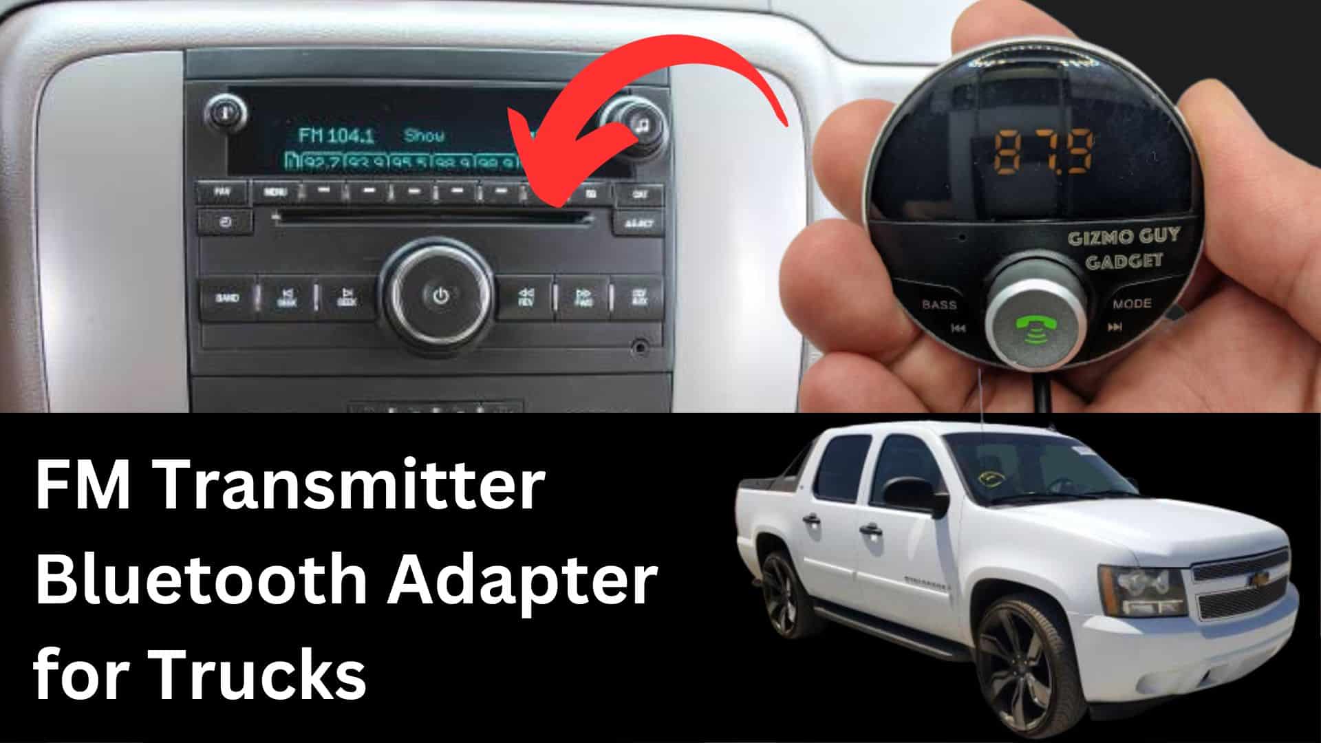 FM Transmitter Bluetooth Adapters For Trucks - Gizmo Guy Gadgets